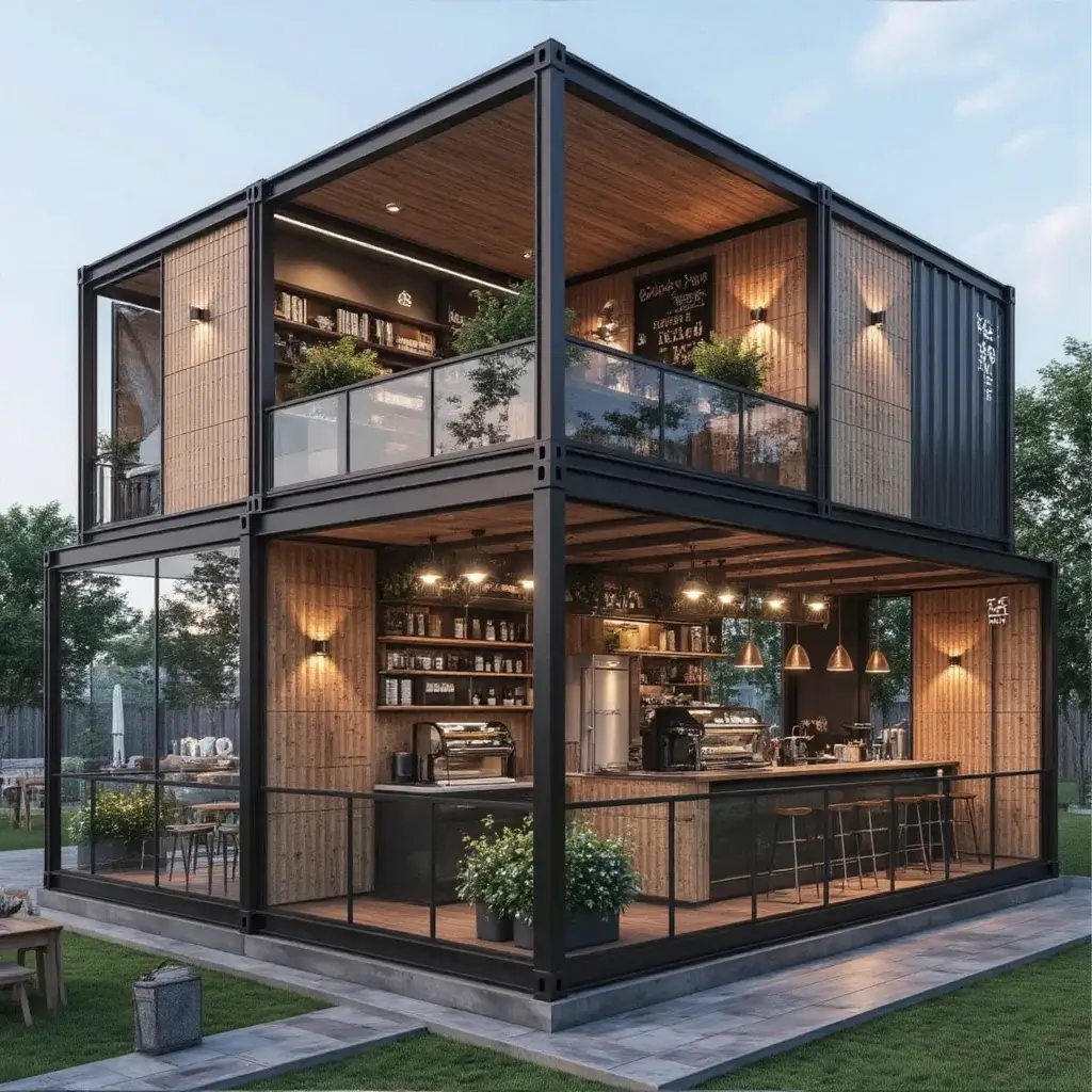 QingChi smart capsule hotel pod with ambient lighting and modular furniture