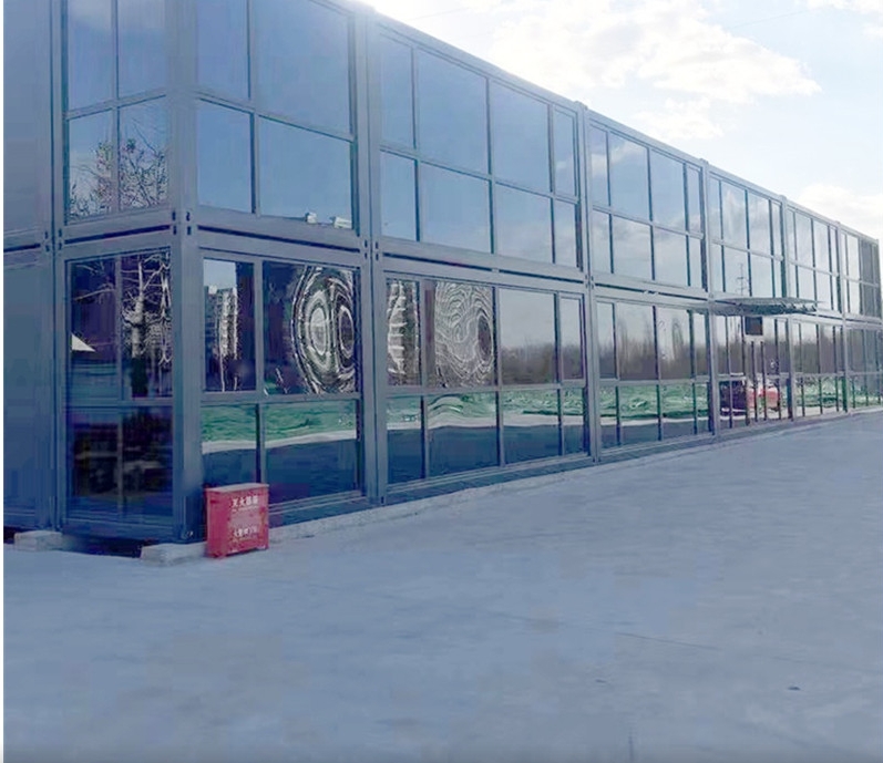 container building hotel