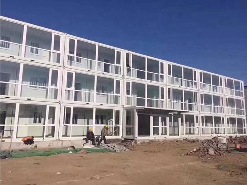 container building hotel