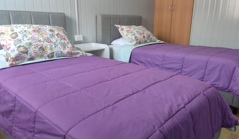 container building hotel