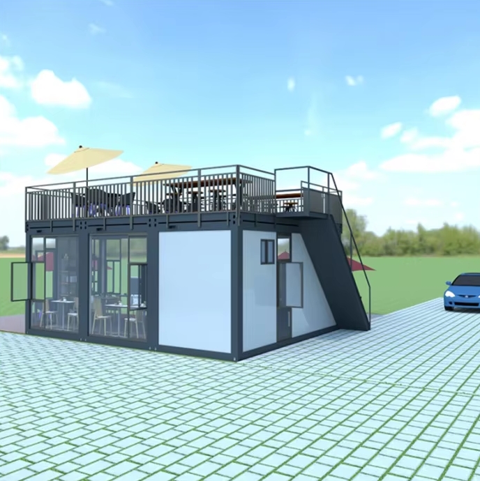 prefab restaurant coffee container