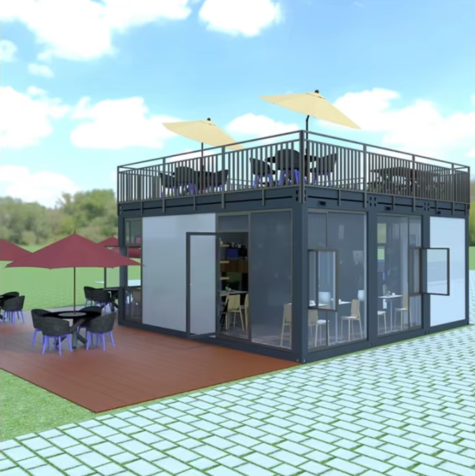 prefab restaurant coffee container