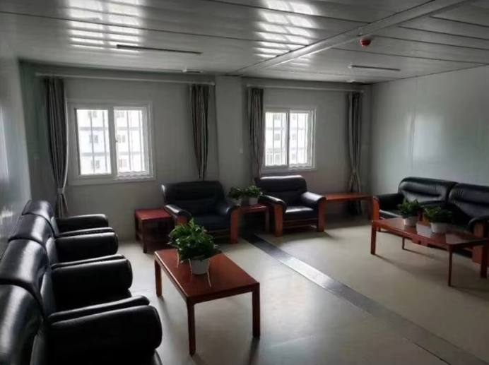 duplex container office building with glass wool