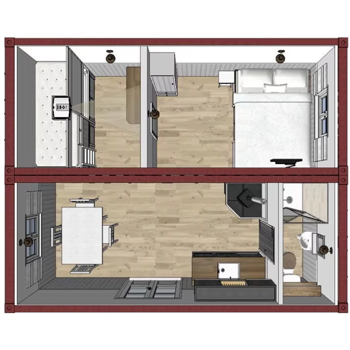 20*20ft ready made mobile home