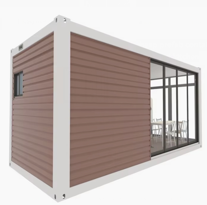 cheap prefab container home with toilet and kitchen