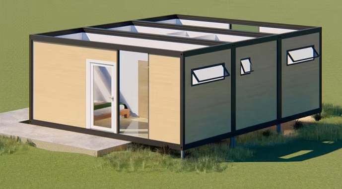 20ft*60ft luxury prefabricated container house/ home with 2bedroom，1kitchen，1bathroom