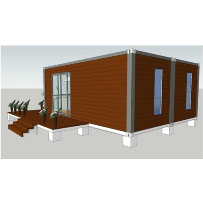 collapsible container house with one bedroom，one bathroom and one kitchen
