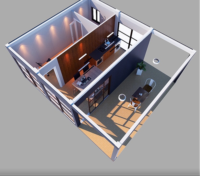 prefabricated container house-SGS certified factory