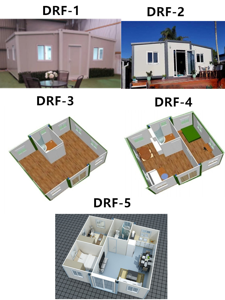 40ft Luxury Prefab Modular Three Bedrooms expandable container house(图12)